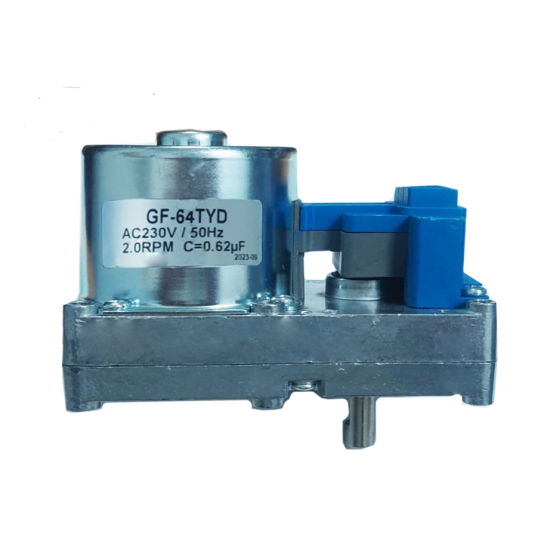 2 RPM Motorreductor (motor alimentacion) estufas Enervill