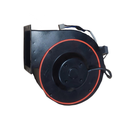 ventilador convector genérico estufa de pellets pasillo Enervill con carcasa