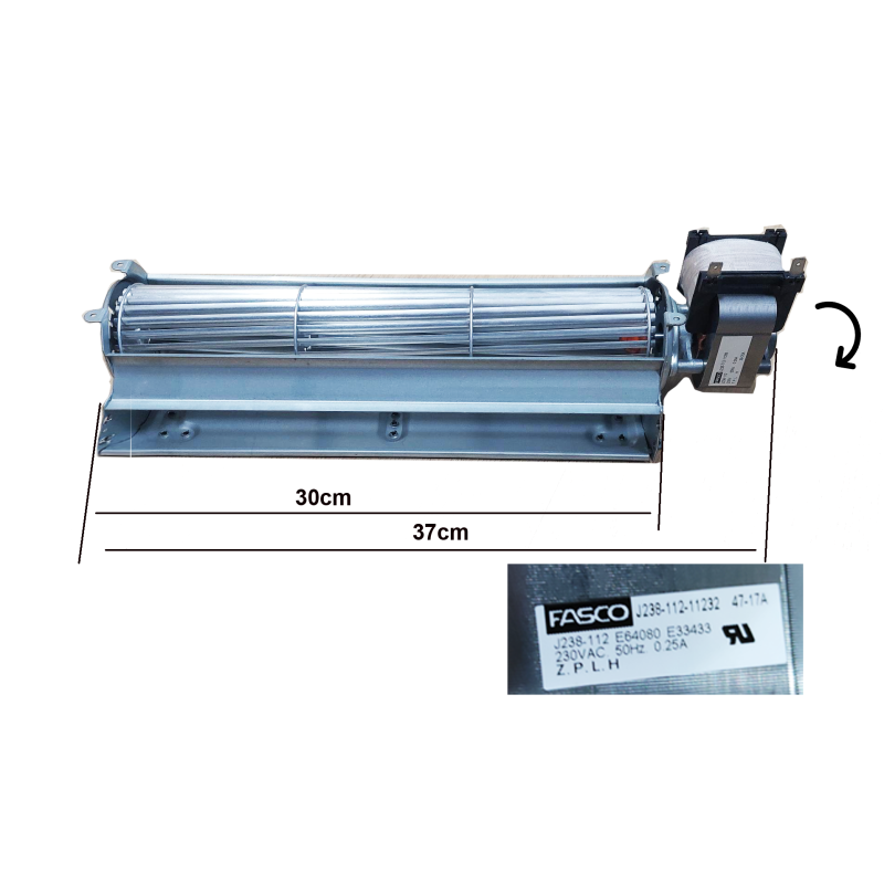 ventilador convector estufa Enervill Plus (Atenea, Luna, Titan, Minerva, Zeus)