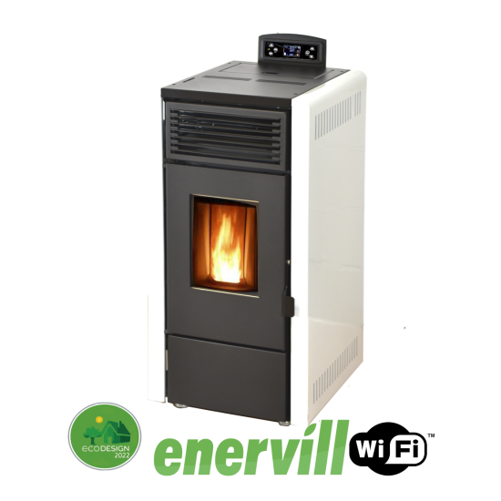 Estufa de pellets 8kw modelo Luna 2