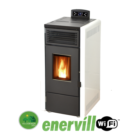 Estufa de pellets 8kw modelo Luna