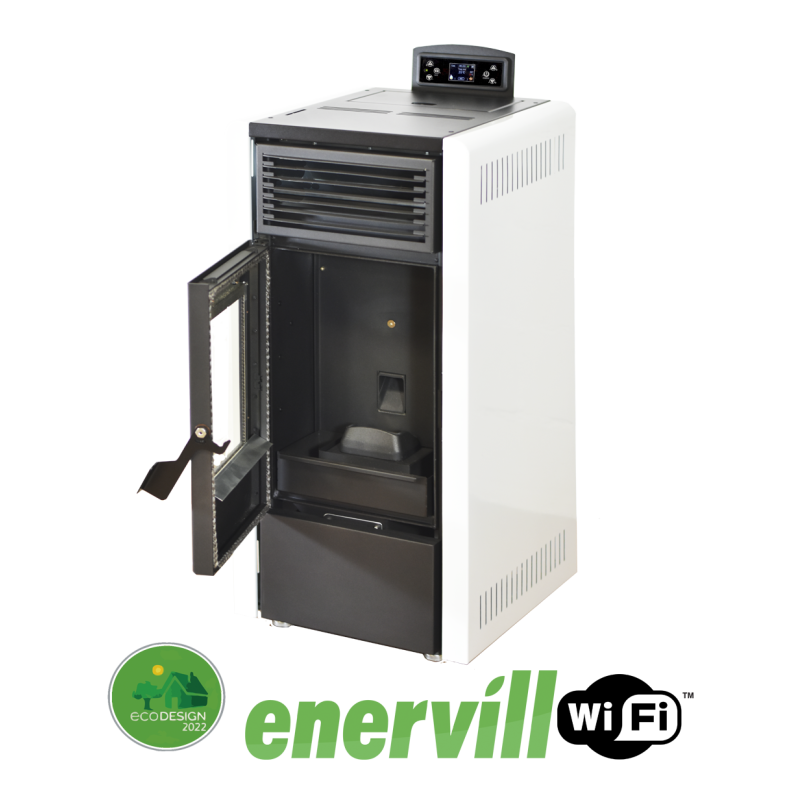 Estufa de pellets 8kw modelo Luna