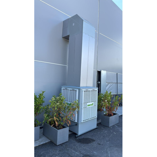 Ventilador climatizador 25000m3/h evaporativo portatil profesional modelo Master (MAU25)