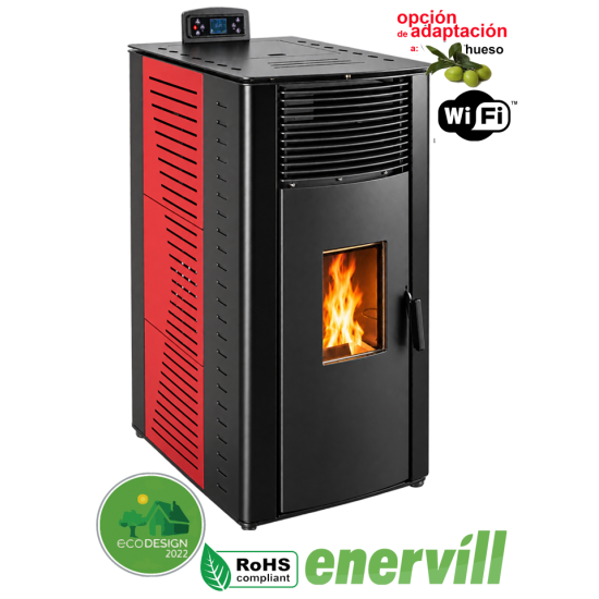 Estufa de pellets Vulcano 16KW 1395€ - Enervill