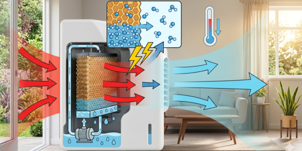 Cómo baja la temperatura el agua al evaporarse: la física detrás de nuestros equipos